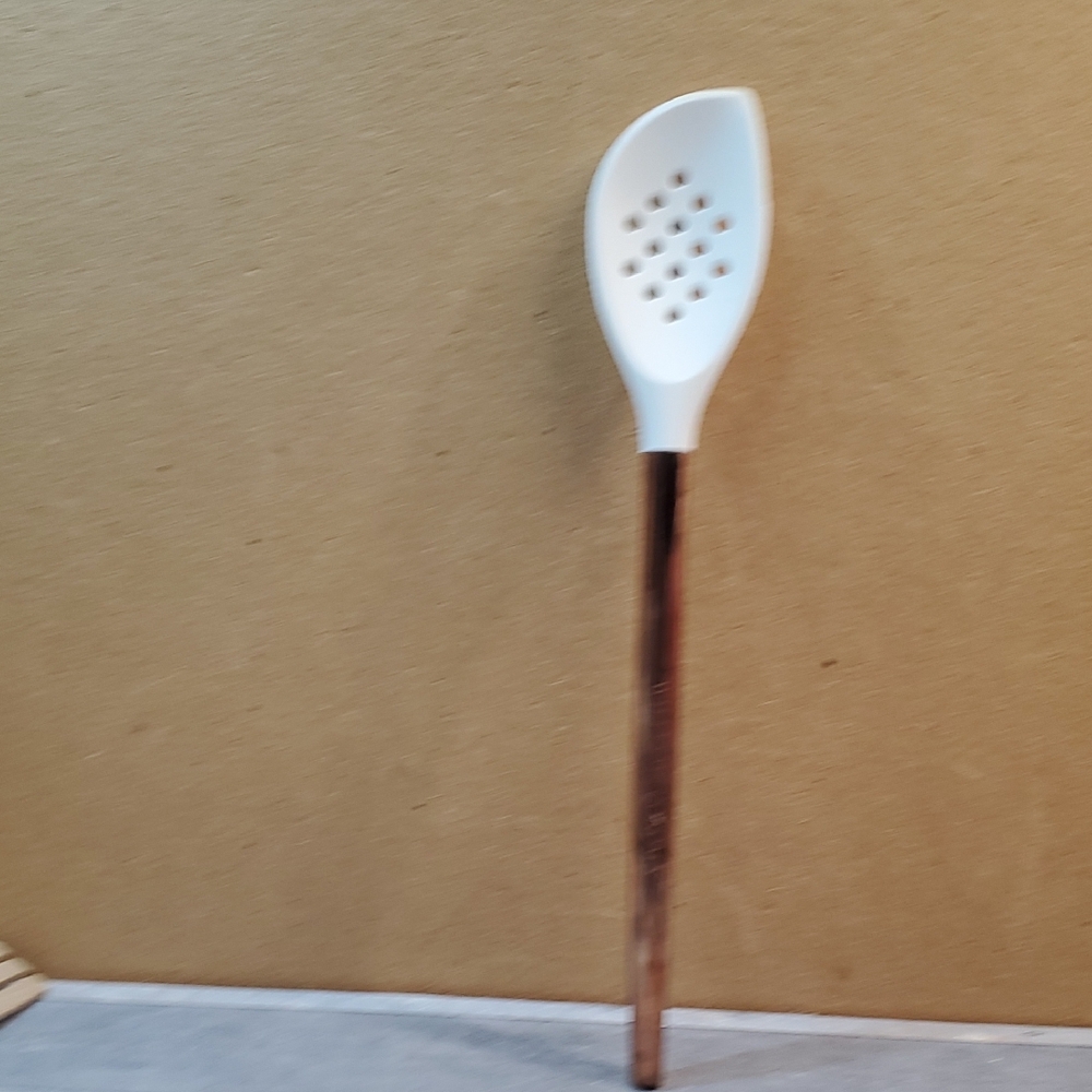William Sonoma Angled Spoon with Holes